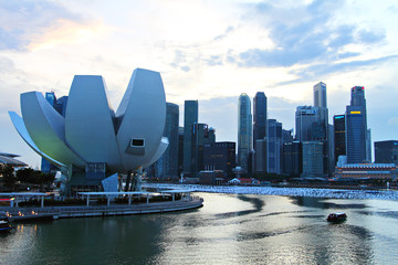 Singapore cityscape..