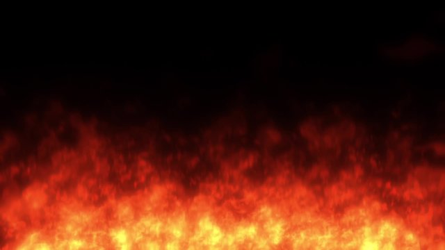 燃え盛る炎 アニメ調 flame