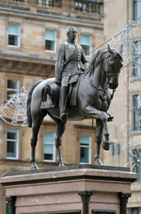 Fototapeta na wymiar City Chambers in George Square, Glasgow, Scotland..
