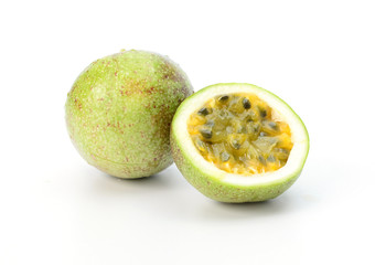 passion Fruit isolated on white background