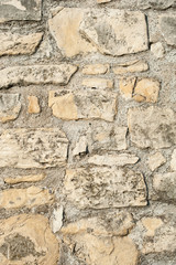 Stone Rock Wall / Texture of old rock wall for background