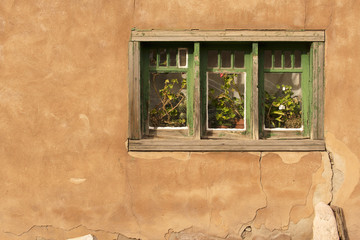 Fototapeta na wymiar Window and Stucco