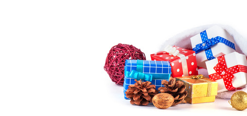 Decorate on Christmas isolated