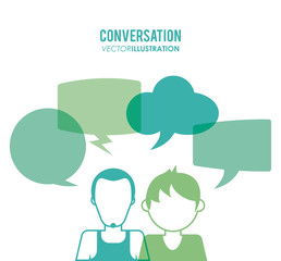 Conversation bubble design 