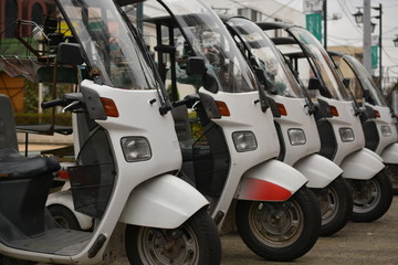 配達用のスクーター, scooter for delivery