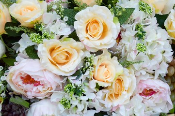 beautiful fabric rose flower