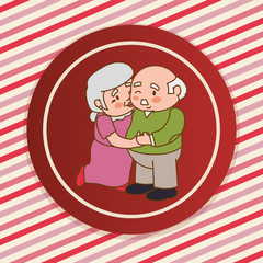 Love and romantic icons design 