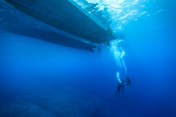 underwater blue