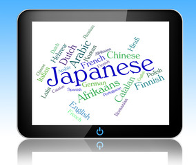 Japanese Language Means Word Translate And Cjapan
