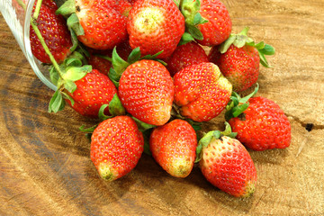 Wild Strawberry on the timber.