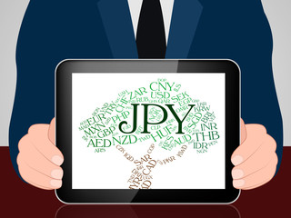 Jpy Currency Means Foreign Exchange And Currencies