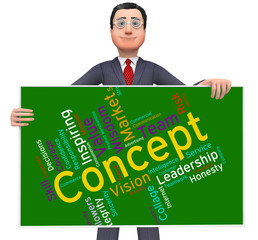 Concept Word Means Abstraction Thinking And Invention