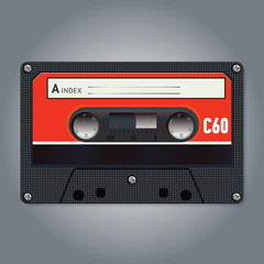 Vector vintage audiotape
