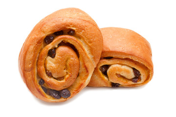 булочки с изюмом