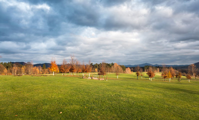 Obraz premium Golf club Janov in Czech republic