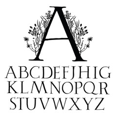 Classical capital font © nenilkime