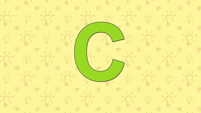 Chameleon. English ZOO Alphabet - letter C
Хамелеон и буква С английского алфавита.