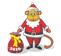 Monkey Santa