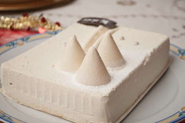 gâteau glacé  de noël 