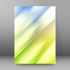 blur obliquely gradient background Brochure cover page