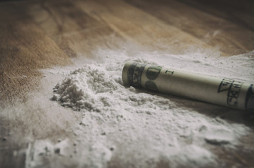 dollars and cocaine