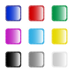 set of color app icons.