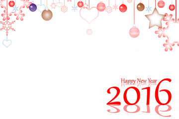 Happy new year texture snowflake