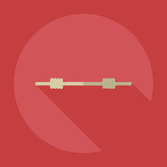 Flat modern design with shadow icons marine rope