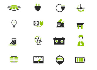 Electricity icon collection