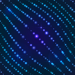 Abstract blue vector shining dots background