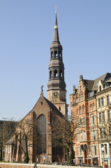 Obraz premium Speicherstadt, Hamburg, Hafen, Deutschland