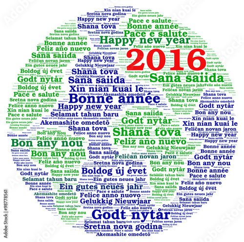 quot happy new year 2016 in different languages quot stock photo quot happy new year 2016 in different languages quot stock photo