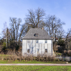 Obraz premium Goethes Garden House at Park an der Ilm in Weimar, Germany