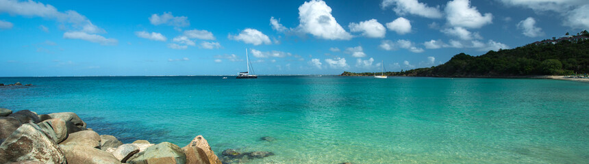 Obraz premium Friar's bay, Saint Martin, French West Indies