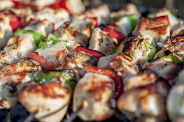 Tasty chicken barbecue
