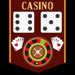 Casino icons design 