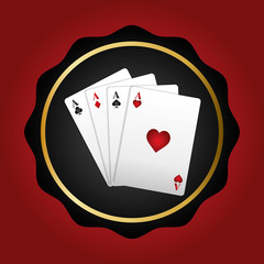 Casino icons design 