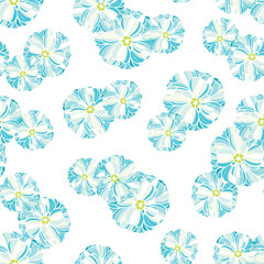 Fototapeta na wymiar Floral pattern with poppies flowers
