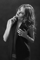 Fototapeta premium pretty sensual woman