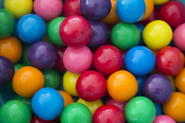 This is a closeup photograph of Gumballs