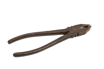 Old dirty pliers.
