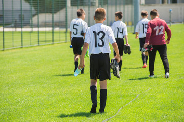 Kids soccer team