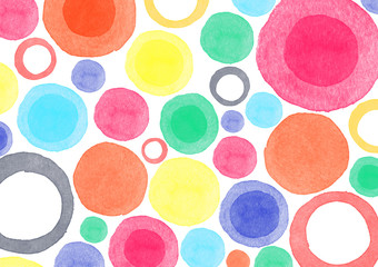 丸　水彩　背景