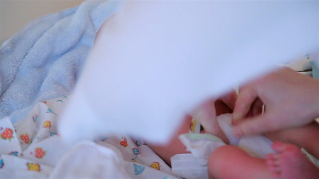 Just as the boy born