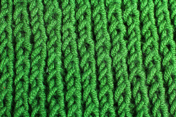 green wool texture