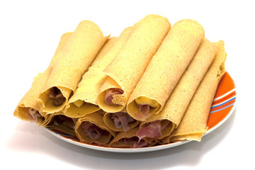 crespelle ripiene all'uovo