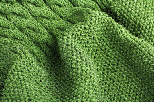 green wool texture © Studio KIVI