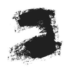 black ink splash background, grunge paint brush