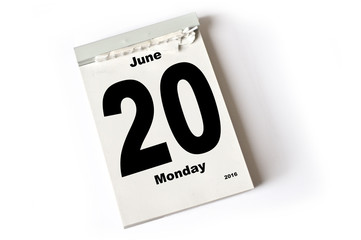 20. June 2016