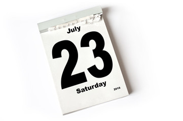 23. July 2016